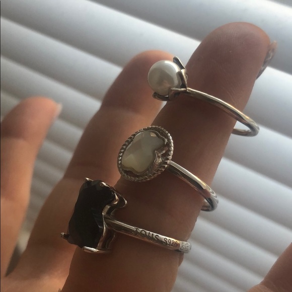 Múltiple Silver rings - Picture 3 of 4